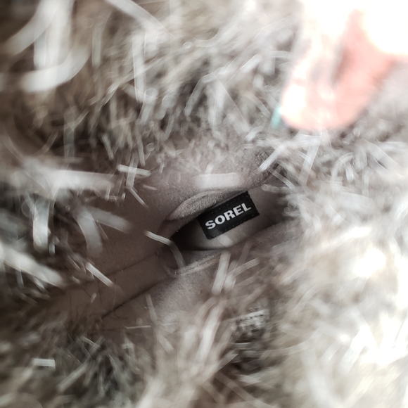 Sorel Tofino Boots Calf NEW Womens Black Fur Topped Duck Rubber Boots 8 Designer - Picture 11 of 11